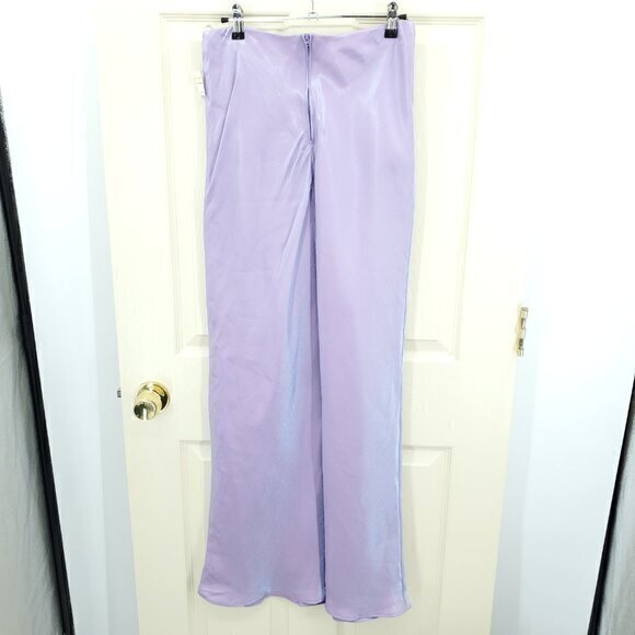 VTG Y2K Deadstock Masquerade Iridescent Maxi Skirt M Purple - Picture 2 of 13